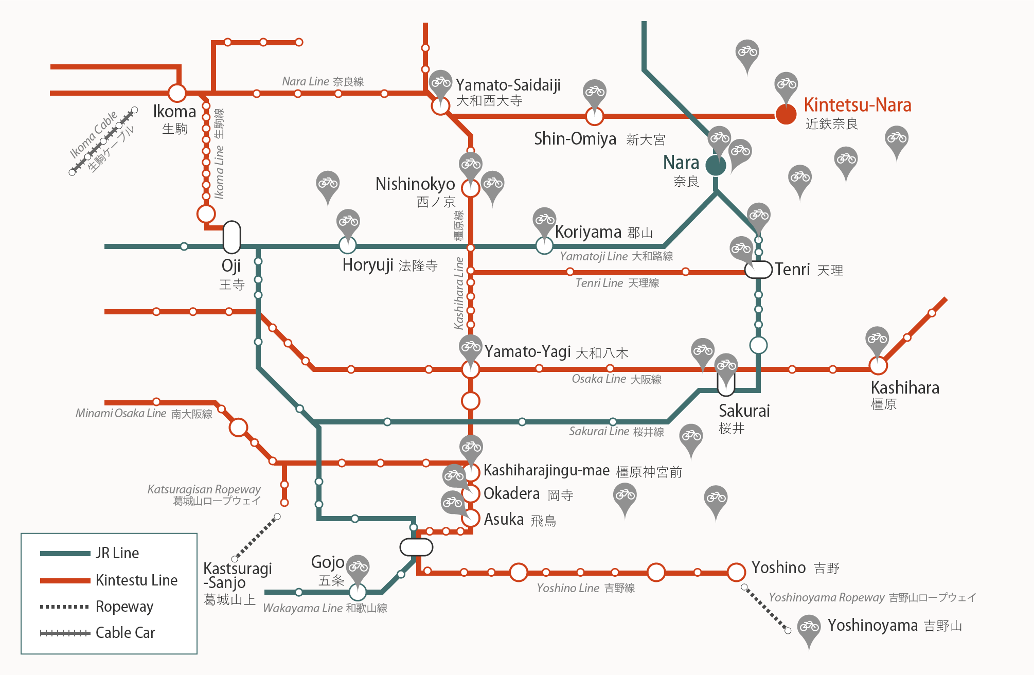 Bicycle Rental map for PC